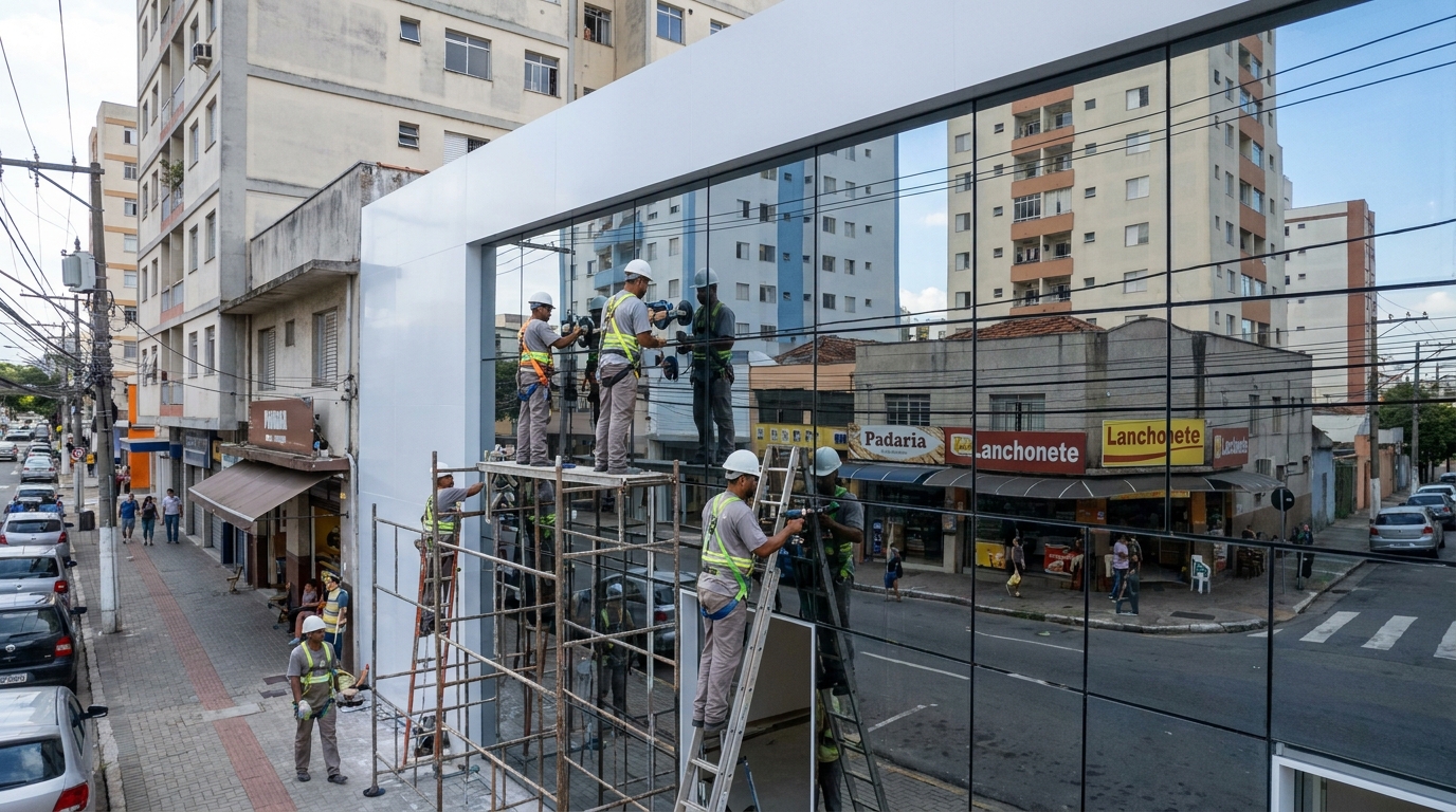 Fechamentos em Vidro em Sorocaba‑SP
