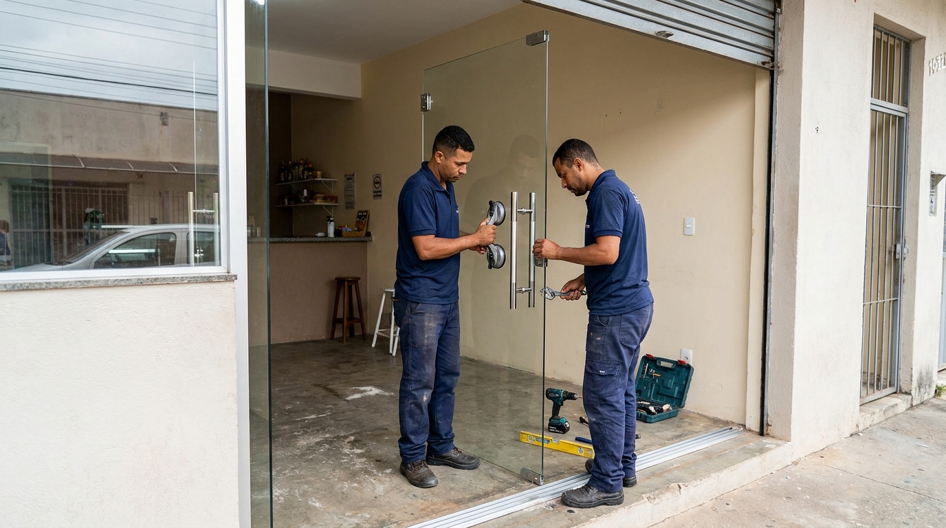 Portas em Vidro em Sorocaba‑SP