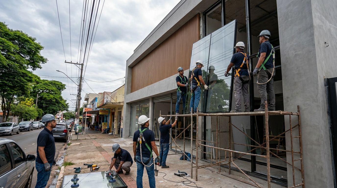 Fachada de Vidro em Sorocaba‑SP
